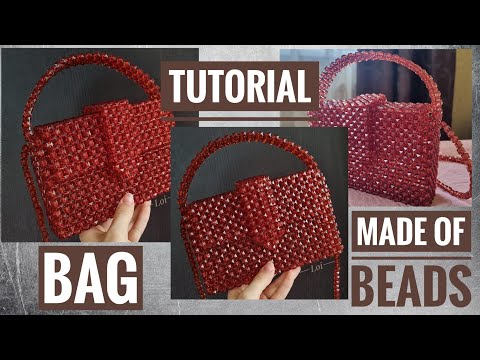 Видео: Мастер-класс: Сумка из квадратных бусин 8мм | Tutorial - Bag of 8mm square beads