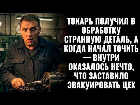 Видео: Токарь получил странную деталь а когда начал точить внутри оказалось нечто что эвакуировали весь цех