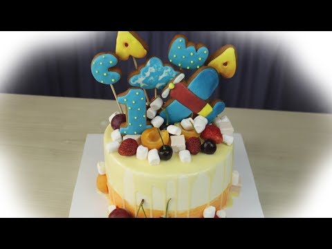 Видео: Детский торт с топперами без мастики - Я - ТОРТодел!