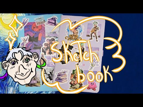 Видео: •°•°|⭐ОБЗОР СКЕТЧБУКА⭐|°•°• (даже двух) 