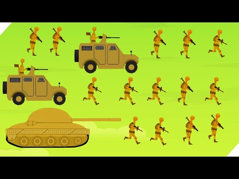 Видео: ПУШКА, ТАНКИ НЕ ПРОЙДУТ! Defensive Attacks