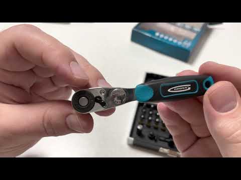 Видео: Набор бит с трещеткой Gross