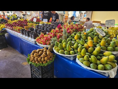 Видео: ПРИЕХАЛА НА БАЗАР В ЛИМАН😍Цены и ассортимент в сентябре😋#море #анталия #цены #рынок #турция 