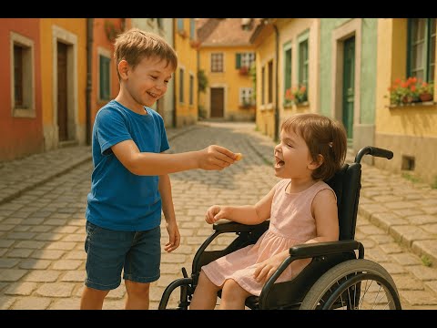 Видео: үйсіз жетім бала миллионердын мүгедек баласына тамақ беріп жатқанын көріп...