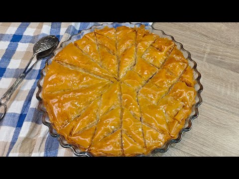 Видео: Домашна баклава с готови кори! Как се реже баклава по 3 различни начина!