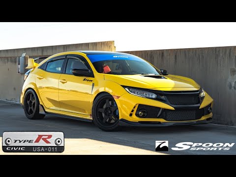 Видео: Honda Civic Type-R Limited Edition 2021 года | Покраска и установка карбоновых бамперов Spoon Sports