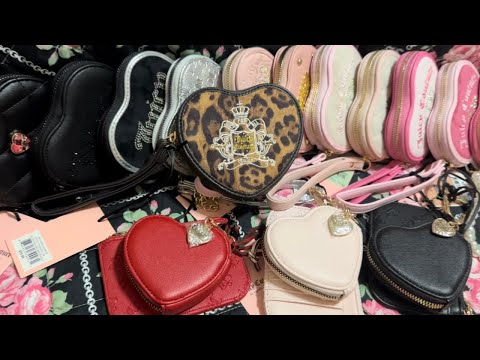 Видео: 🎀«Моя коллекция сумочек Juicy Couture Heart на молнии»🎀 #перевозка #коллекциясумок #аксессуары