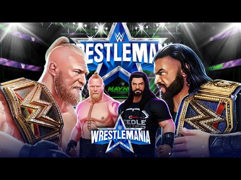 Видео: WrestleMania 38 | Чемпион против Чемпиона | Роман Рейнс против Брока Леснара | WWE Mayhem