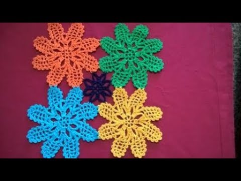 Видео: Как связать красивый  мотив для квадратной,прямоугольной скатерти