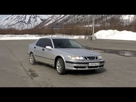 Видео: Saab 9-5 Турбо. Заезд с Калина СПОРТ.