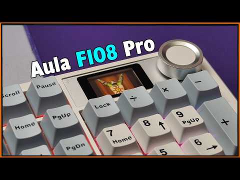 Видео: Все что нужно - full-size, роллер и экранчик в Aula F108 Pro #Aula #Клавиатура