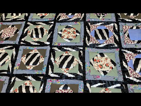 Видео: Как утилизовать ненужные вещи? Стеганное лоскутное одеяло. Всё в дело.