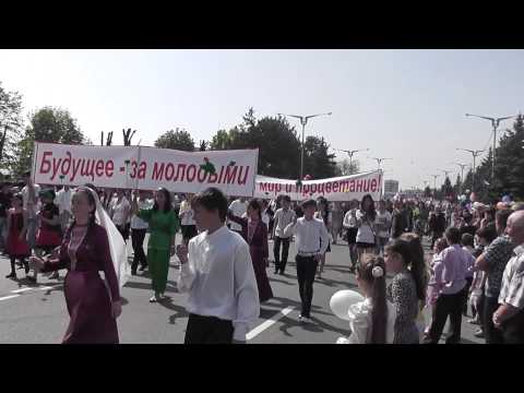 Видео: 1 мая парад в баксане 2-я часть полный