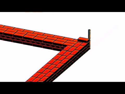 Видео: Кирпичная кладка • Кладка кирпича • Кладка кирпичных стен • Кладка 1.5 • Кирпичная кладка технология