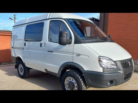 Видео: Газ Соболь грузопассажирский 7мест, полный привод 4×4, пробег 27т.км 2023г.в., бензин.