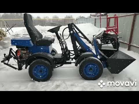 Видео: минипогрузчик обзор пошаговый процесс сборки.