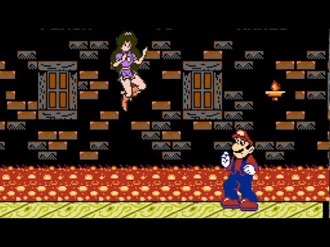 Видео: Принцесса бьет Марио в Kart Fighter (прохождение игры NES)