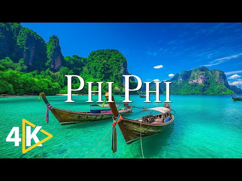 Видео: FLYING OVER KOH PHI PHI (4K UHD) — успокаивающая музыка и красивые видео природы