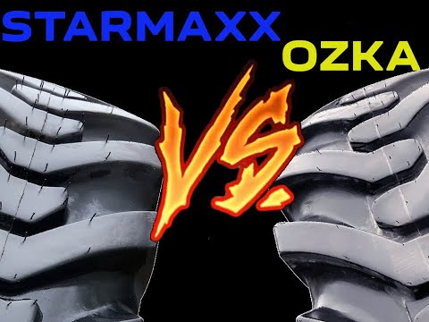Видео: 16.9-28 OZKA сравнение с Starmaxx 16.9-28