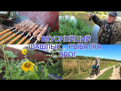 Видео: Мой Рецепт Шашлыка / Рыбалка на Реке Клязьме / Вело Прогулка / Дачный Влог