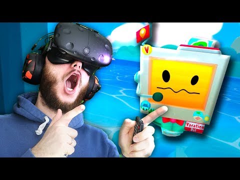 Видео: УЕХАЛ ОТДЫХАТЬ С РОБОТАМИ В СИМУЛЯТОРЕ ОТПУСКА В ВИРТУАЛЬНОЙ РЕАЛЬНОСТИ! - Vacation Simulator VR