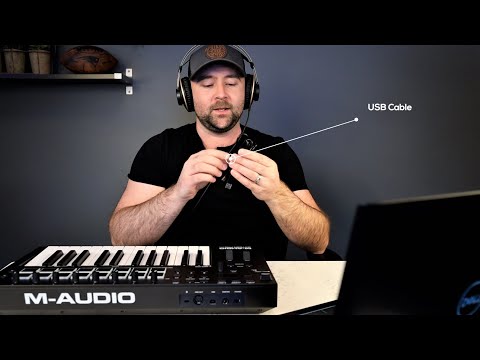 Видео: M-Audio Oxygen Pro — руководство по подключению по USB, началу работы и настройке DAW