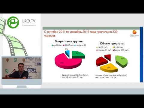 Видео: Холтобин Д П - Комбинированная лазерная вапозизация простаты в лечении аденомы больших размеров