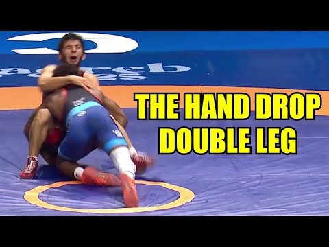 Видео: Почему никто не останавливает Дэвида Карра с его броском «Hand Drop Double Leg»