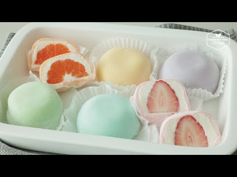 Видео: 🌈Рецепт пастельного радужного рисового пирога (моти/чапсальток) | Домашний жевательный десерт