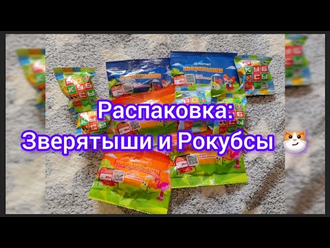 Видео: Распаковка: Зверятыши и Рокубсы 😼🐾