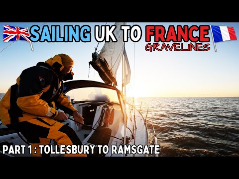 Видео: Зимняя одиночная серия под парусом до Гравелина во Франции