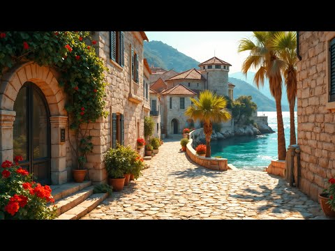 Видео: Прогулка по Старому городу Будвы 4K 🌴Жемчужина Адриатики