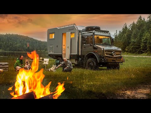 Видео: Самый мощный в мире внедорожный автодом 4x4 Bimobil EX 432 на 4 спальных места. База Mercedes Unimog
