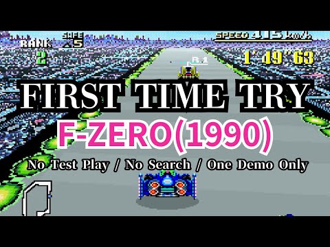 Видео: F-ZERO (1990) – Классика впервые [Игра с одного дубля]