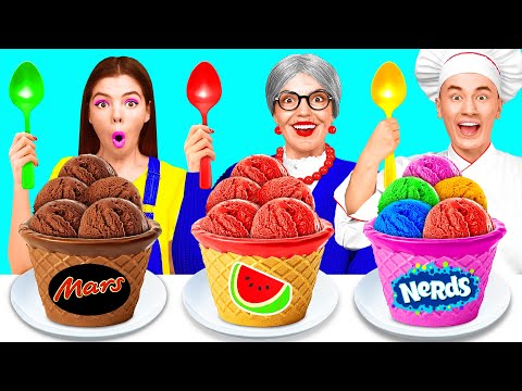 Видео: Кулинарный Челлендж: Я против Бабушки | Смешные Ситуации с Едой от DaZaZa Challenge