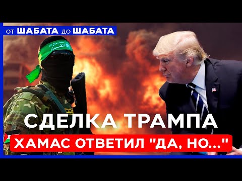 Видео: ХАМАС согласен на план Трампа, но на каких условиях? ОТ ШАБАТА ДО ШАБАТА. ИЗРАИЛЬ. 04 октября 20:00