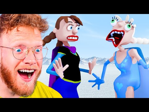 Видео: Ты смеёшься, ты проигрываешь (Холодное сердце, анимационная версия)