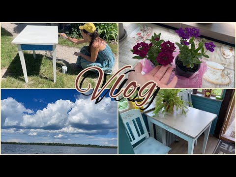 Видео: ФАРБУЮ СТІЛ🎨РЕМОНТ САМОКЛЕЙКОЮ👍САДЖУ ВЕРБЕНУ🌺ПЕРЕСТАНОВКА У ВЕРАНДІ😉ІСТОРІЯ ПРО ТЕЛЕФОН І ХМАРИНКИ