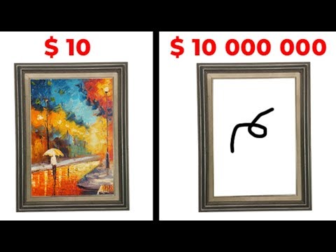 Видео: 10 Самых Простых Картин Проданных За Миллионы