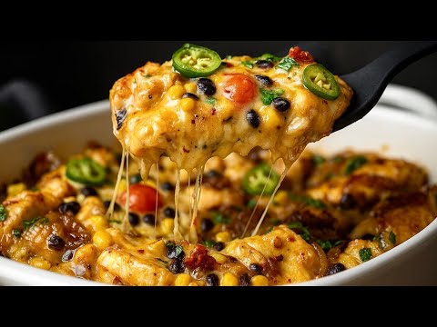 Видео: Эта мексиканская куриная запеканка покоряет интернет! Высокое содержание белка и клетчатки 🔥