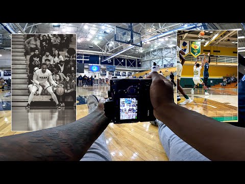 Видео: Фотосъемка студенческого баскетбола от первого лица | Разминочные и игровые снимки |