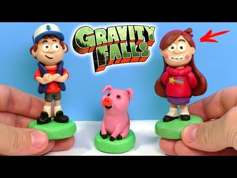 Видео: ЛЕПИМ ГРАВИТИ ФОЛЗ - ДИППЕР, МЕЙБЛ И ПУХЛЯ ИЗ ПЛАСТИЛИНА | Gravity Falls