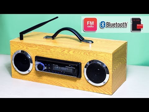 Видео: как сделать Multi-функция Bluetooth Speaker / FM-радио / MP3-плеер