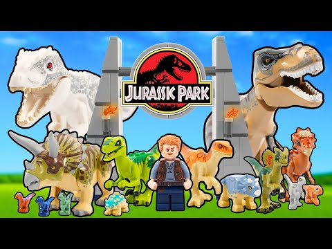 Видео: Я построил парк Юрского периода из Lego