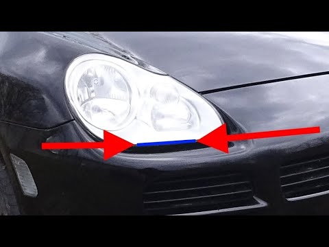 Видео: Как снять и установить фару? Отремонтировать крепления? Как защитить фары от кражи Порше Кайен?