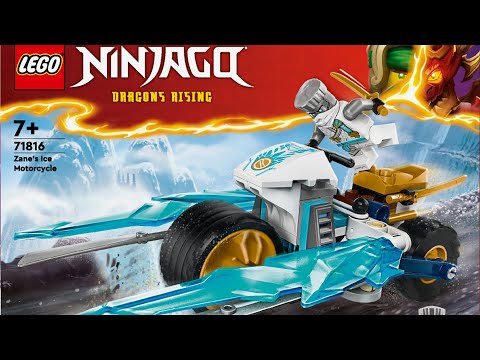 Видео: Обзор+Сборка Lego Ninjago 71816 | "Ледяной мотоцикл Зейна" |