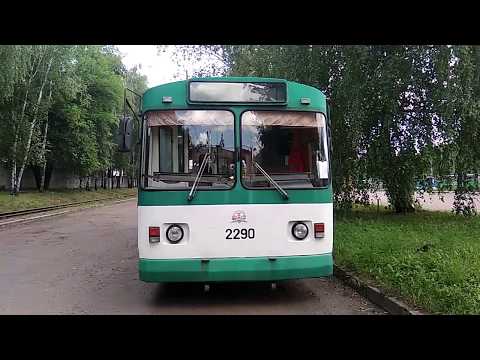 Видео: Житомирский троллейбус: ЗиУ-682В-012 №2290 - Обзор