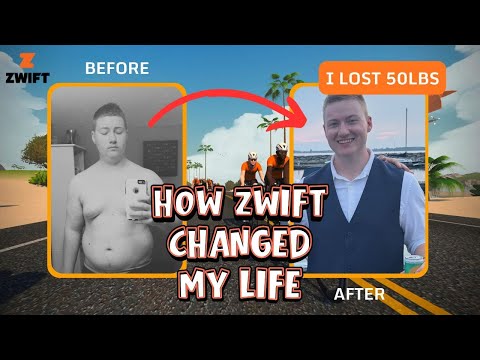 Видео: Как Zwift изменил мою жизнь: трансформация с 236 до 180 фунтов