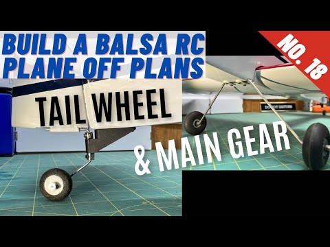 Видео: Как построить радиоуправляемый самолет из бальзы. Чертежи: № 18, Как установить кронштейн хвостов...