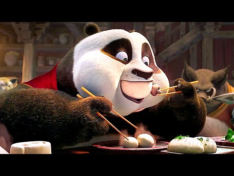 Видео: Они напали на По, когда он ел 😂 | Кунг-фу панда 4 | отрывок